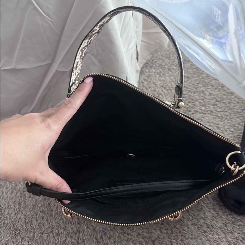 Coach Tan and Brown Shoulder Bag with Timeless Design